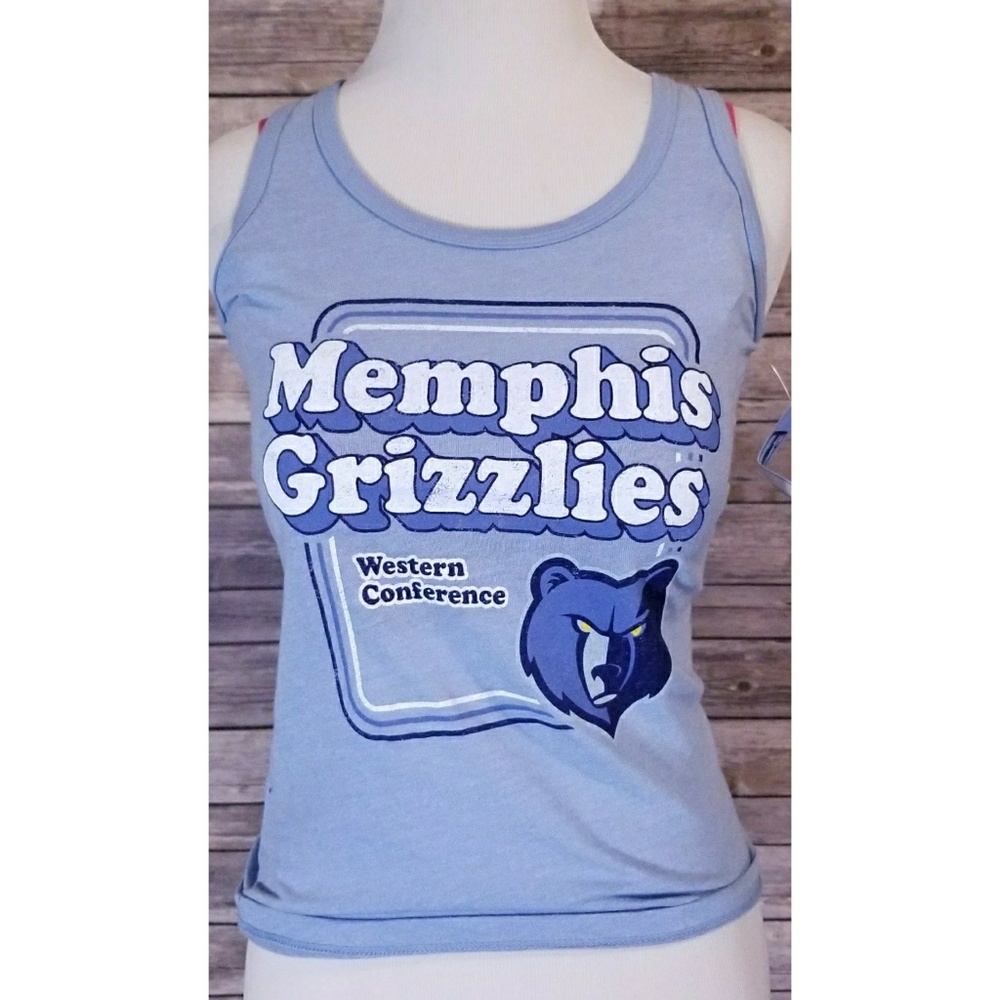 NBA Memphis Grizzlies Sleeveless Logo Tank Top NWT